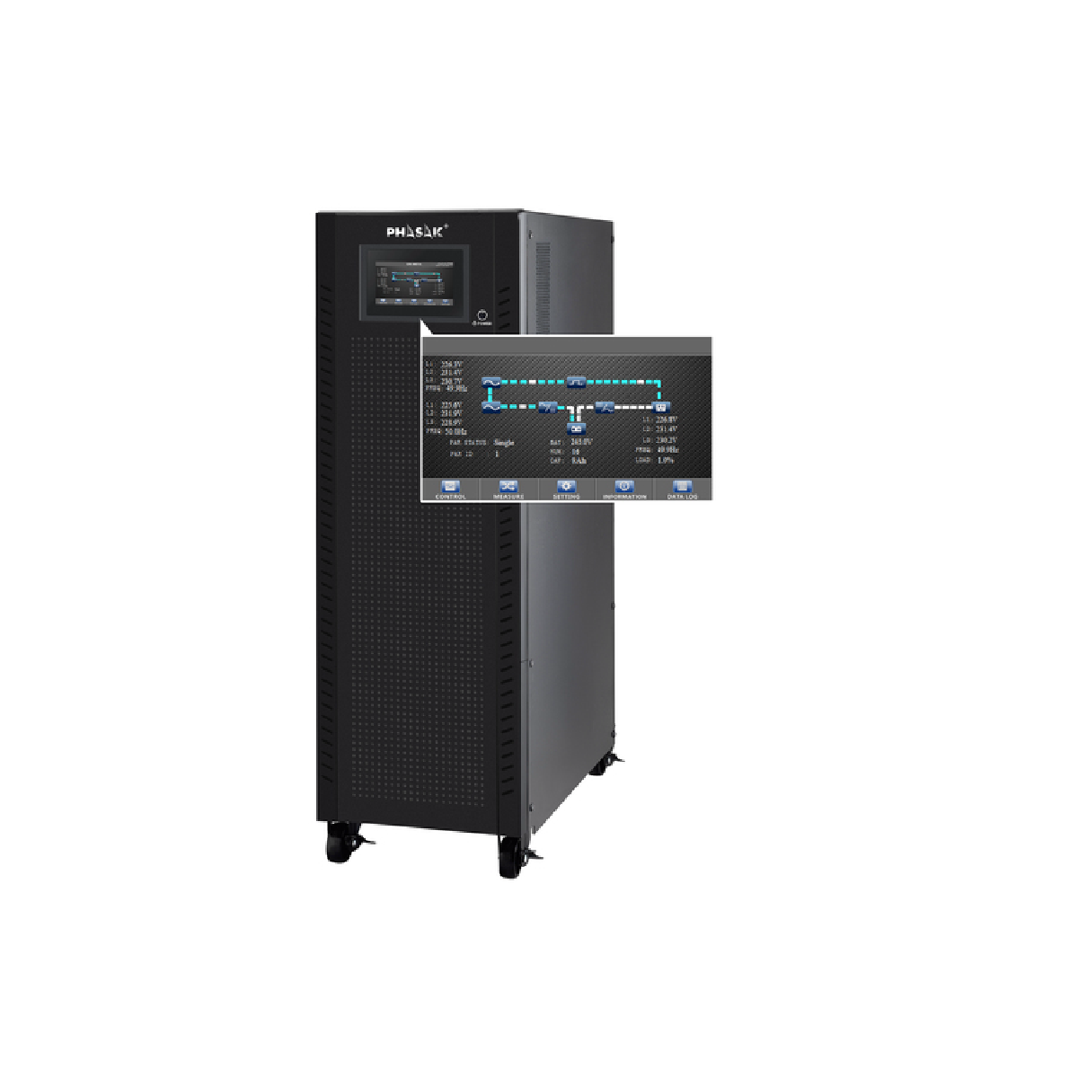 SAI PHASAK Tempus 30000VA 30000W online - vista 2