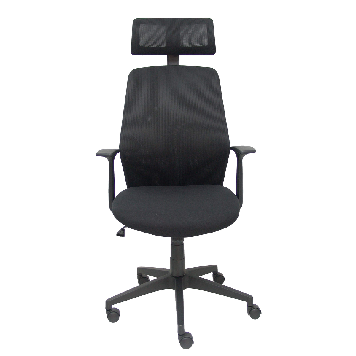 Silla de oficina Foröl Parolis Malla + Aran - Cabecero - Negro