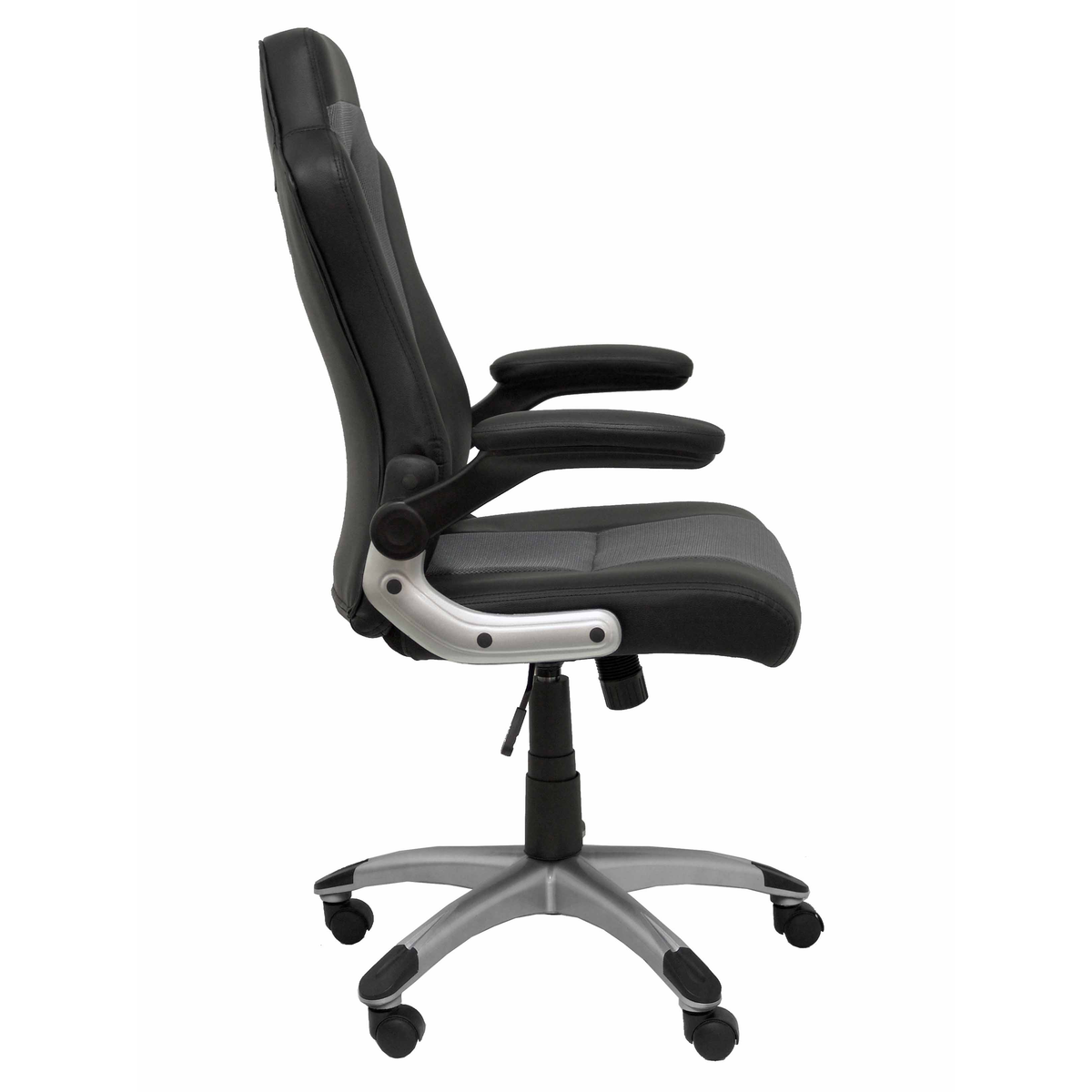 Silla gaming Piqueras y Crespo Talave Similpiel - Negro / Gris
