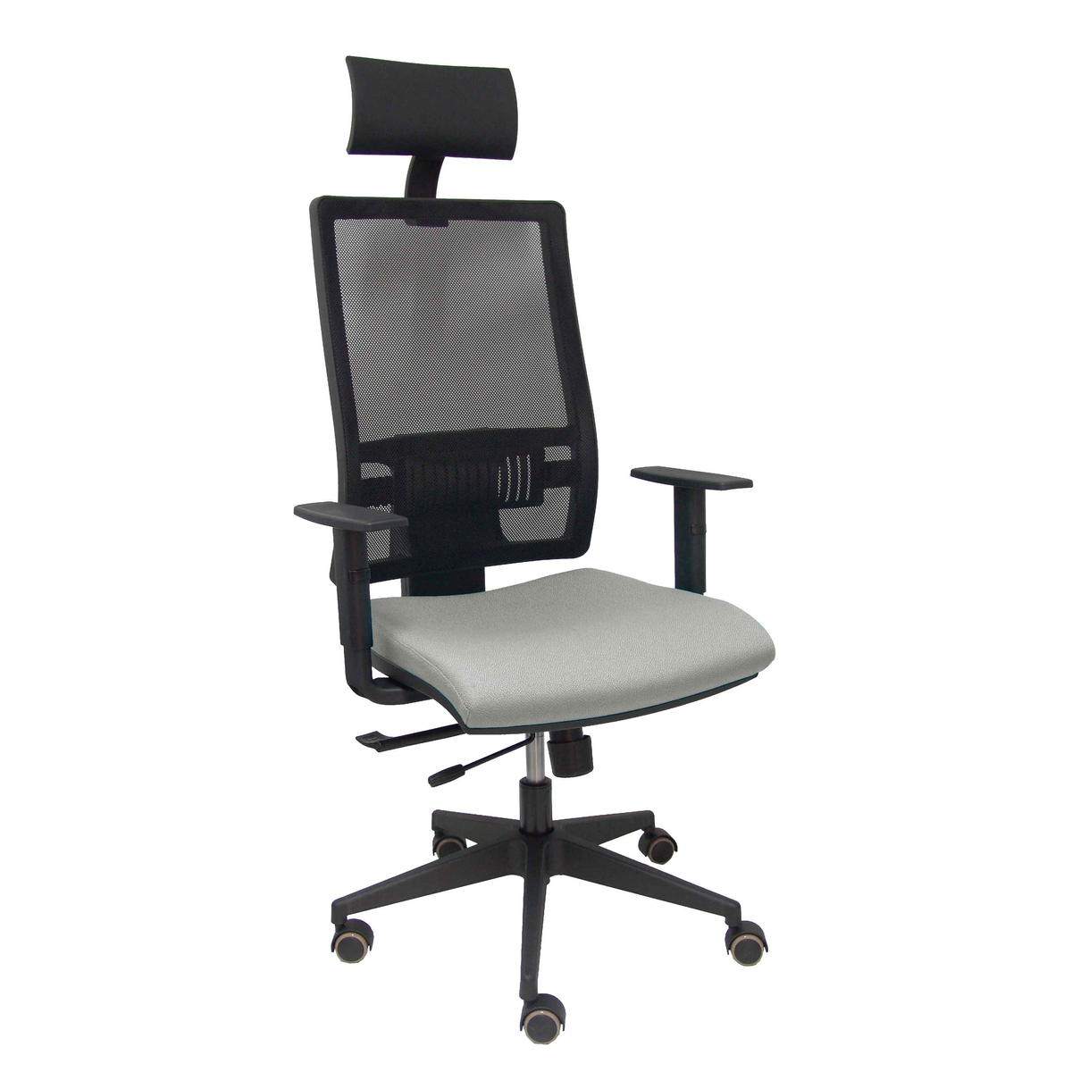 Silla de oficina Piqueras y Crespo Horna Bali + Malla - Ref. fabricante 10TKM840B100B10CRPC - Gris Claro