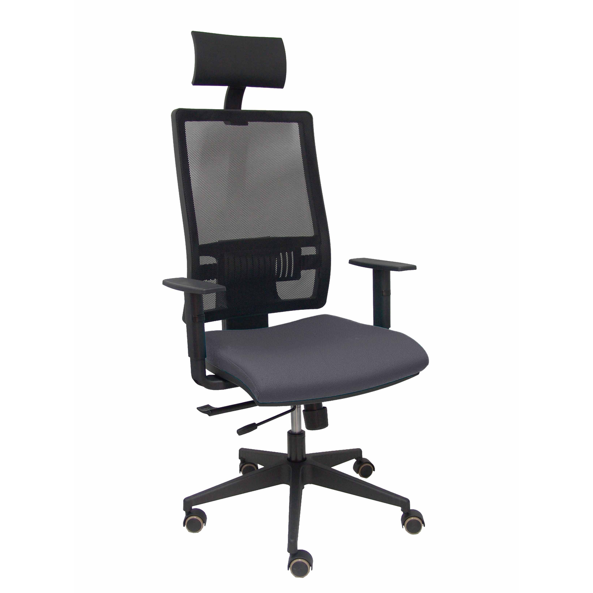 Silla de oficina Piqueras y Crespo Horna Bali + Malla - Ref. fabricante 10TKM840B100B10CRPC - Gris Oscuro