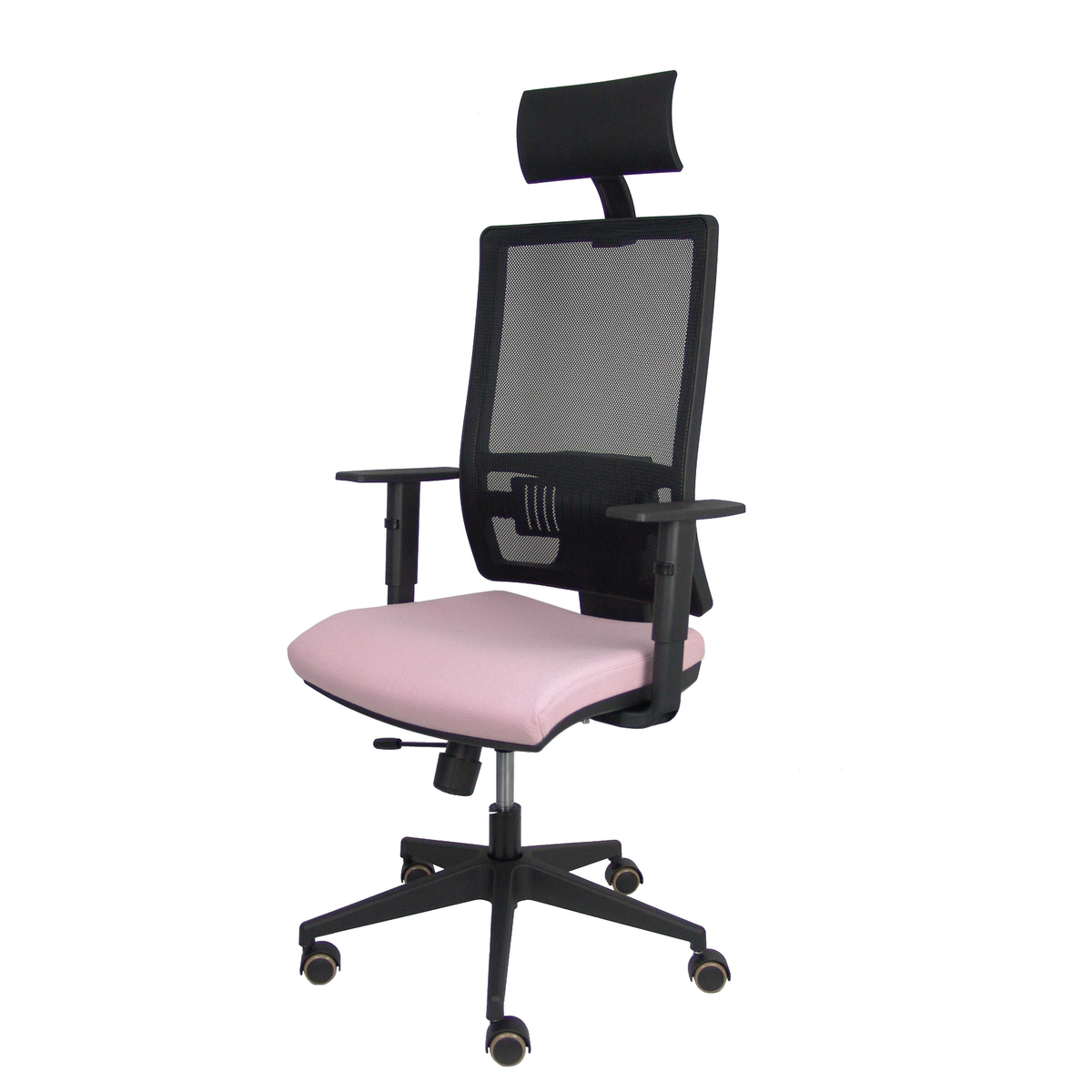 Silla de oficina Piqueras y Crespo Horna Bali + Malla - Ref. fabricante 10TKM840B100B10CRPC - Rosa
