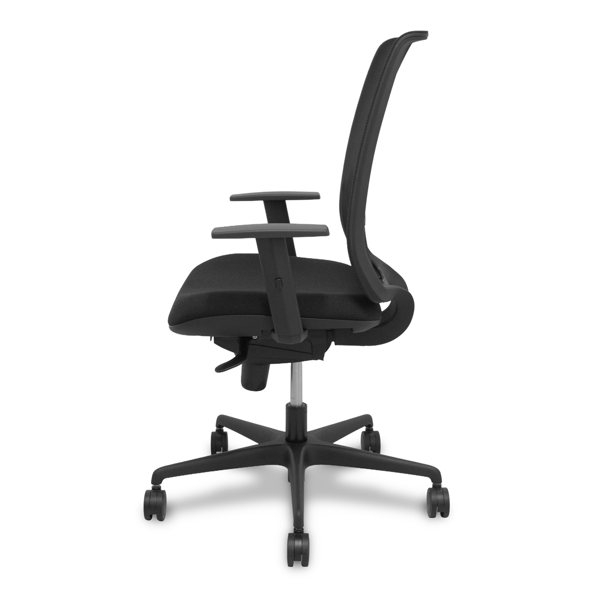 Silla de oficina Piqueras y Crespo Alares Malla + Bali - Sincro · Brazos regulables - Tonos - Negro
