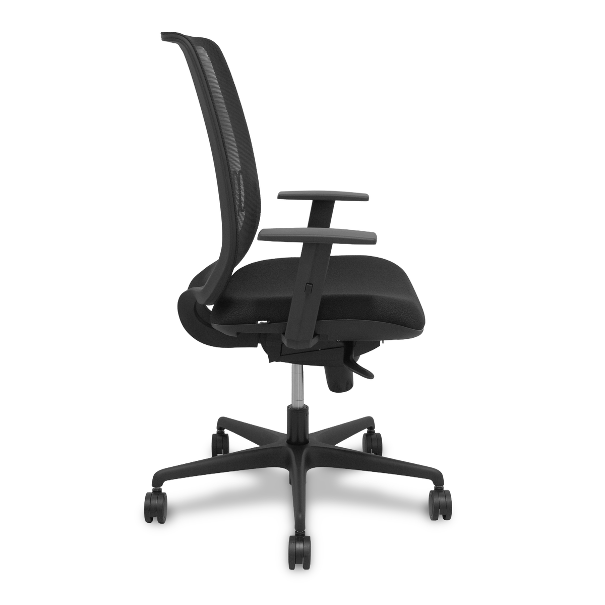 Silla de oficina Piqueras y Crespo Alares Malla + Bali - Sincro · Brazos regulables - Tonos - Negro