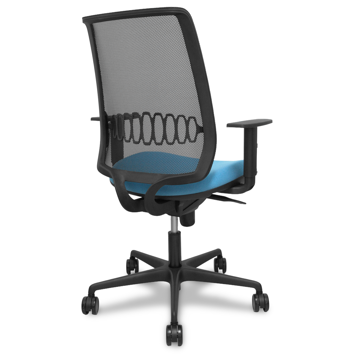 Silla de oficina Piqueras y Crespo Alares Malla + Bali - Sincro · Brazos regulables - Colores - Azul Cielo