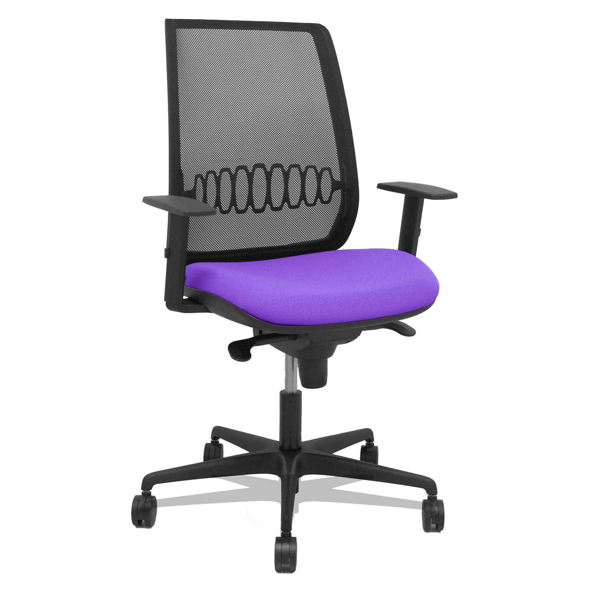 Silla de oficina Piqueras y Crespo Alares Malla + Bali - Sincro · Brazos regulables - Colores - Lila