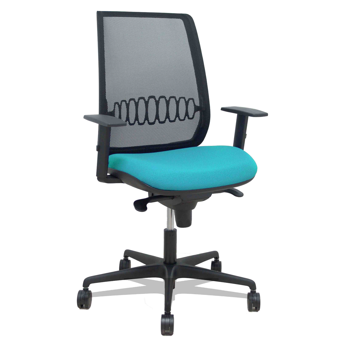 Silla de oficina Piqueras y Crespo Alares Malla + Bali - Sincro · Brazos regulables - Colores - Turquesa