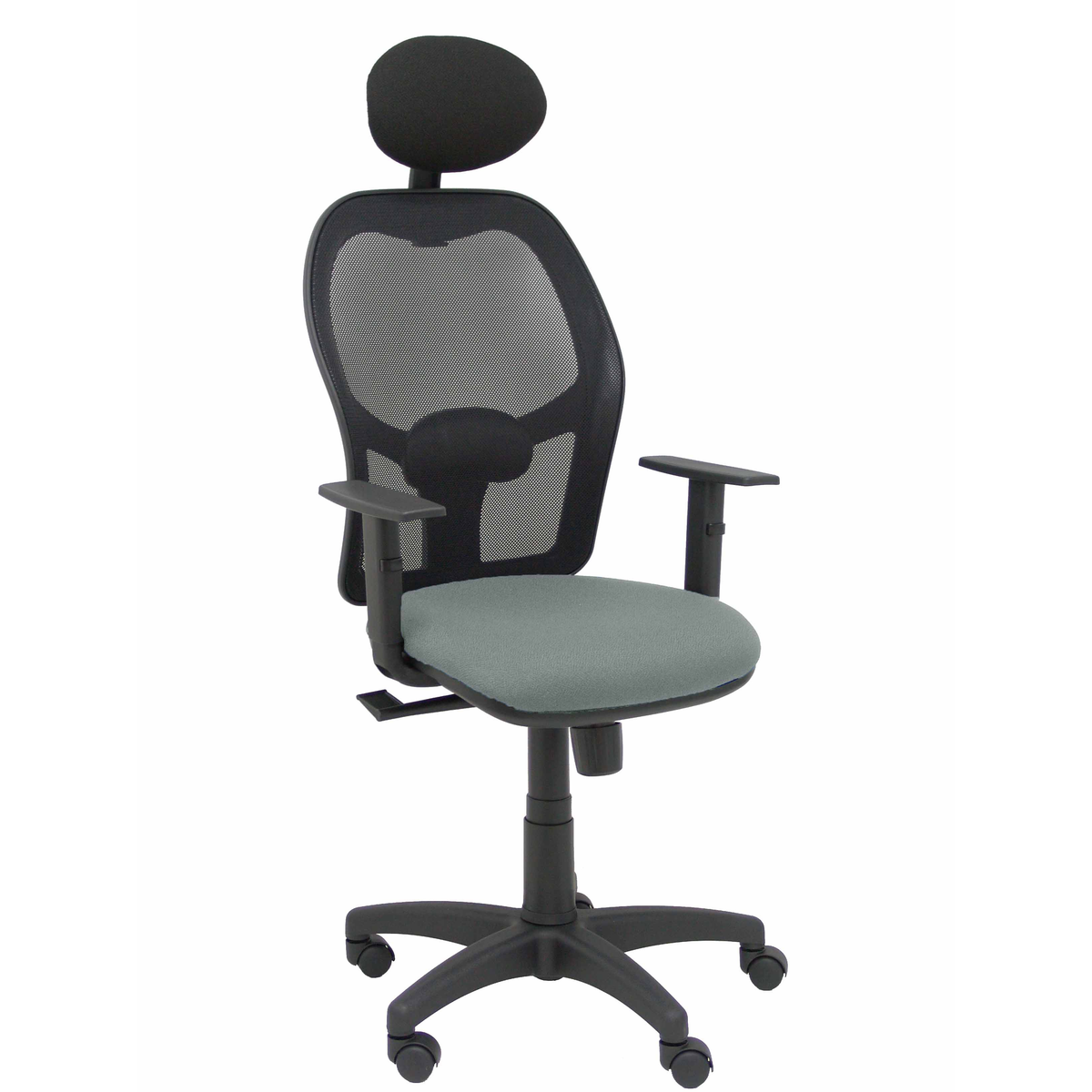 Silla de oficina Piqueras y Crespo Alocen Malla + Bali - Ref. fabricante 345SM840B100B10CRNC - Gris
