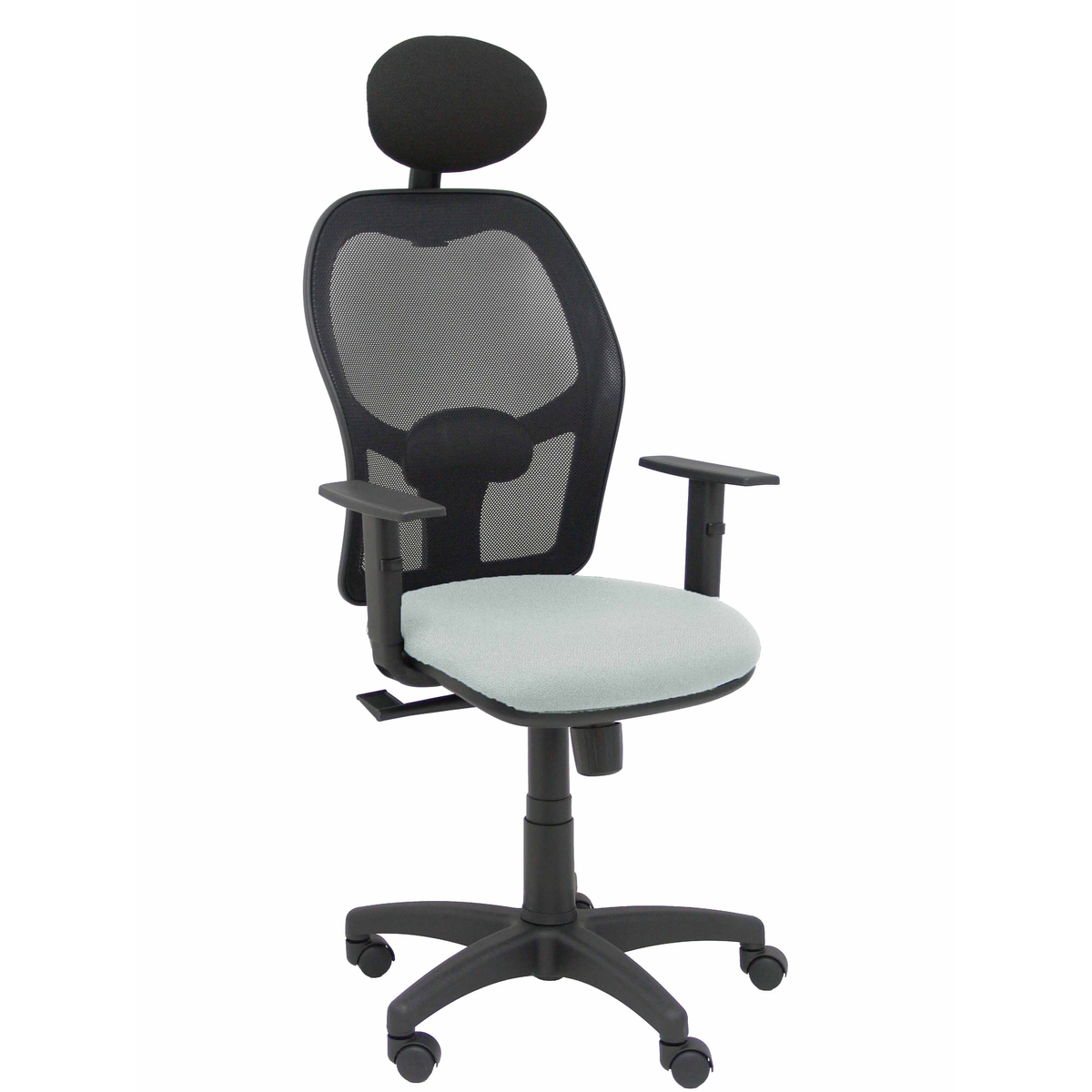 Silla de oficina Piqueras y Crespo Alocen Malla + Bali - Ref. fabricante 345SM840B100B10CRNC - Gris Claro