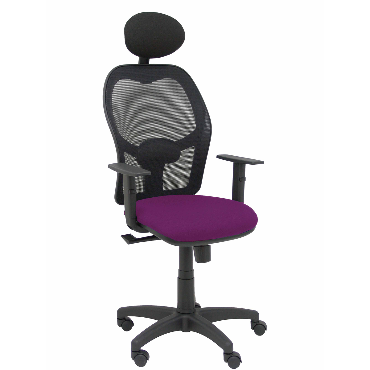 Silla de oficina Piqueras y Crespo Alocen Malla + Bali - Ref. fabricante 345SM840B100B10CRNC - Morado