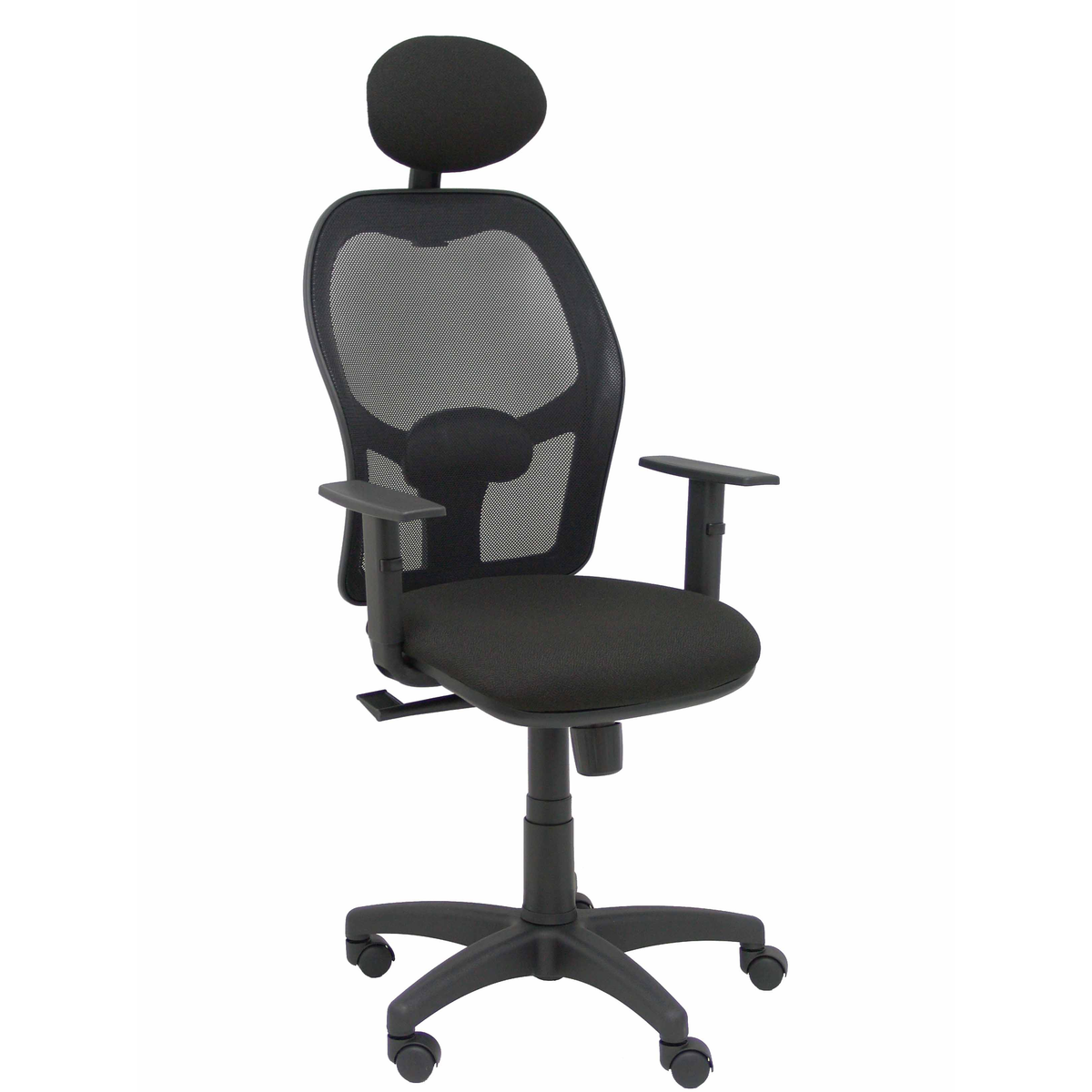 Silla de oficina Piqueras y Crespo Alocen Malla + Bali - Ref. fabricante 345SM840B100B10CRNC - Negro
