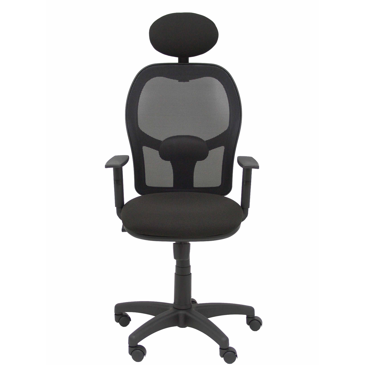 Silla de oficina Piqueras y Crespo Alocen Malla + Bali - Ref. fabricante 345SM840B100B10CRNC - Negro