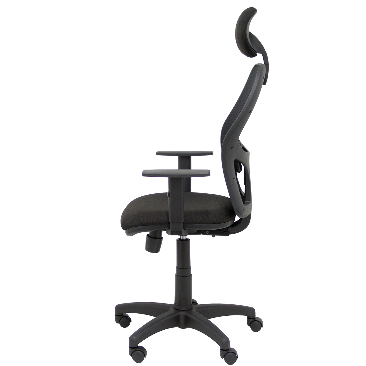 Silla de oficina Piqueras y Crespo Alocen Malla + Bali - Ref. fabricante 345SM840B100B10CRNC - Negro