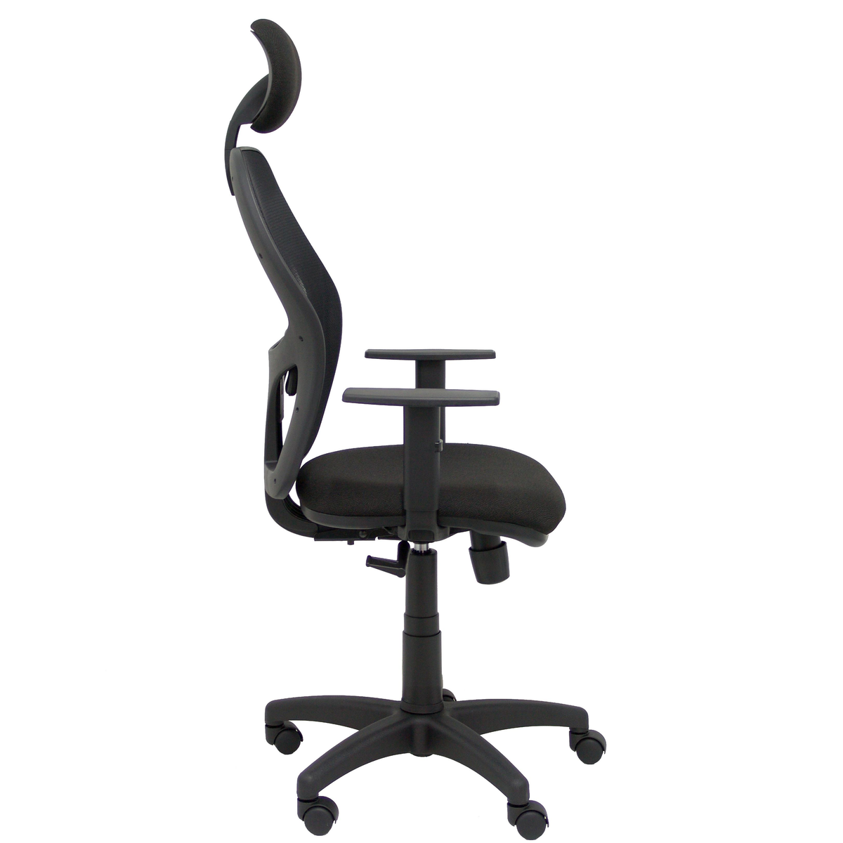 Silla de oficina Piqueras y Crespo Alocen Malla + Bali - Ref. fabricante 345SM840B100B10CRNC - Negro