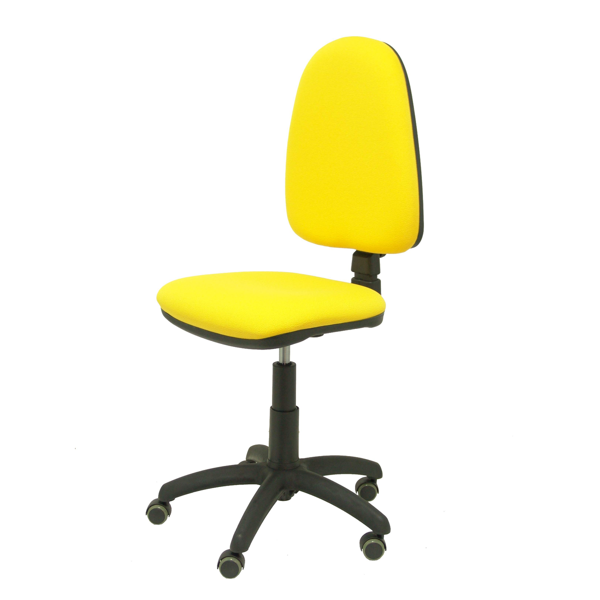 Silla de oficina Piqueras y Crespo Ayna Bali - Ruedas parquet - Ref. fabricante 04CPB426RP - Amarillo