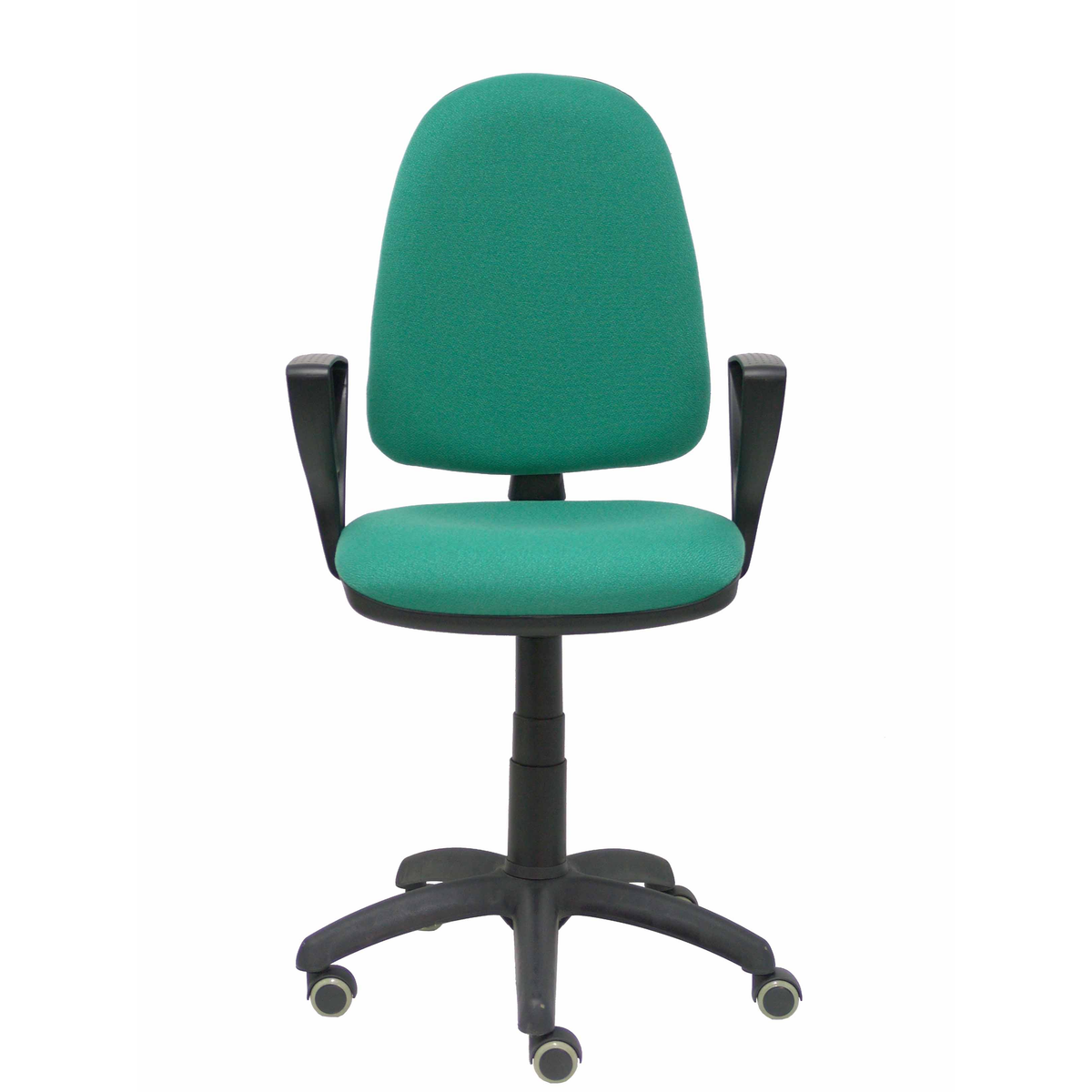 Silla de oficina Piqueras y Crespo Ayna Bali - Brazos fijos - Ref. fabricante 04CPBALI100BGOLFRP - Verde Esmeralda