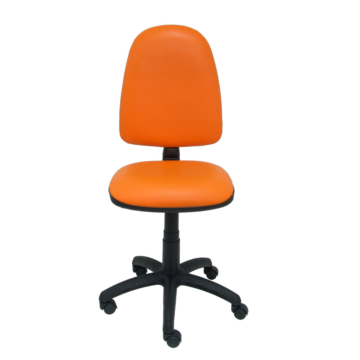 Silla de oficina Piqueras y Crespo Ayna Similpiel - Ref. fabricante 04CPSP220 - Naranja