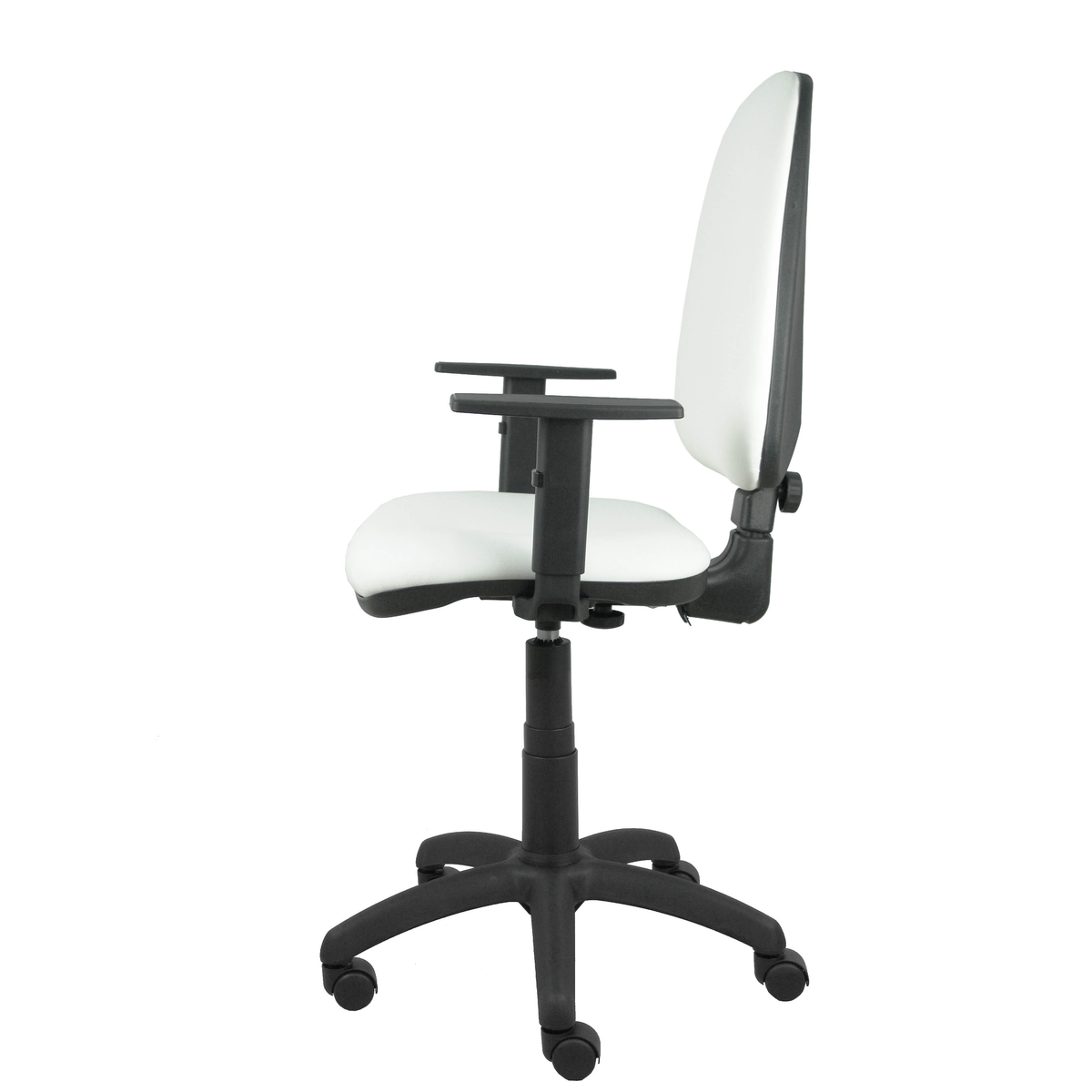 Silla de oficina Piqueras y Crespo Ayna Similpiel - Brazos - Ref. fabricante 04CPSP100B10 - Blanco