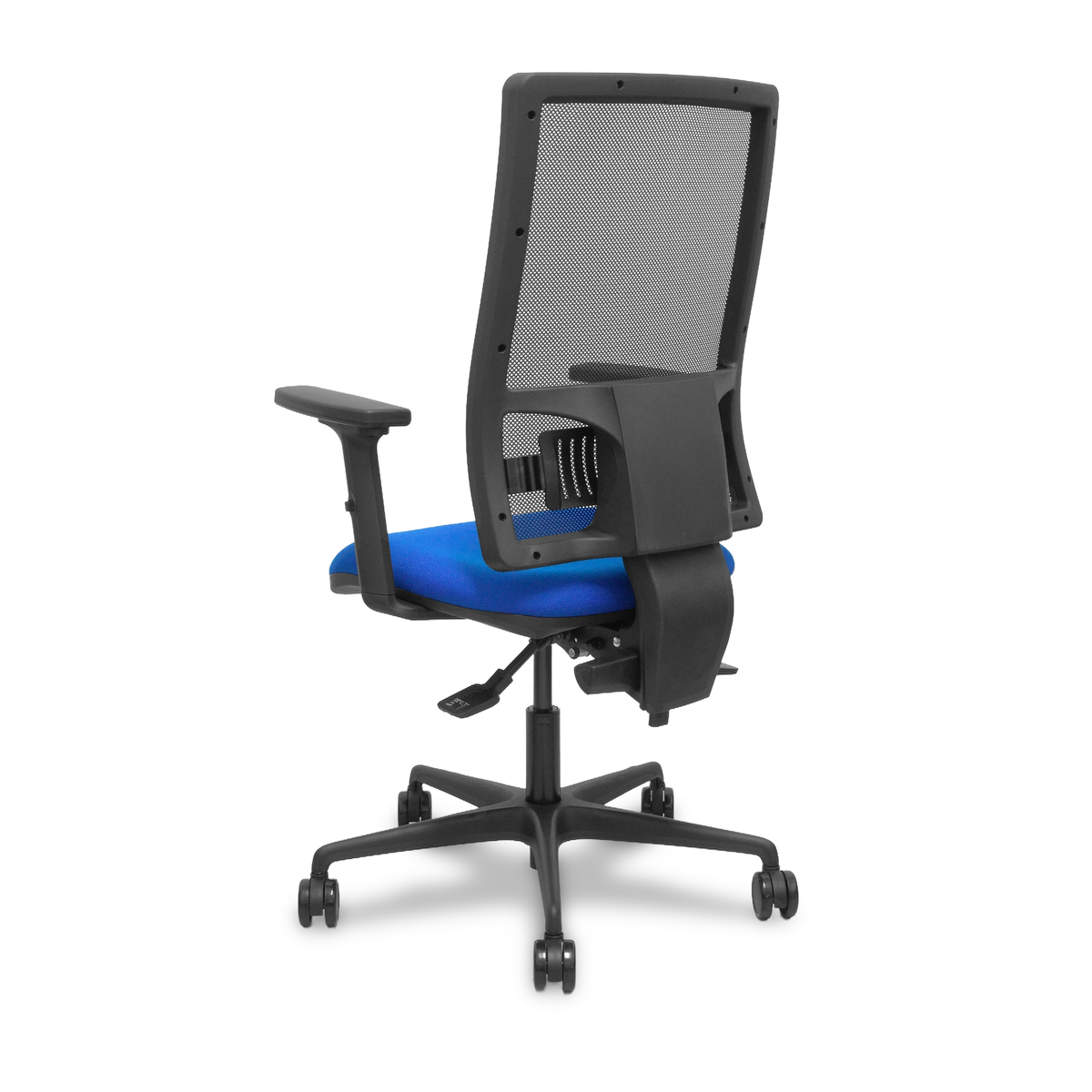 Silla de oficina Piqueras y Crespo Bormate Malla + Bali - Ref. fabricante 405ASM840B100B2B68R65L - Azul