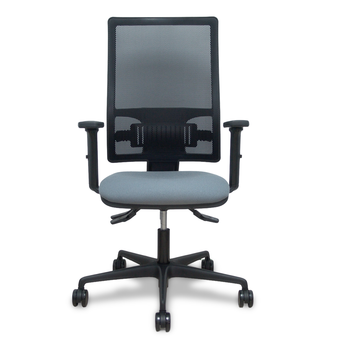 Silla de oficina Piqueras y Crespo Bormate Malla + Bali - Ref. fabricante 405ASM840B100B2B68R65L - Gris