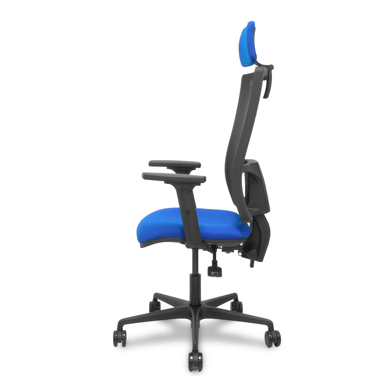 Silla de oficina Piqueras y Crespo Bormate Malla + - Ref. fabricante 405ASM840B100B2B68R65CRL - Azul