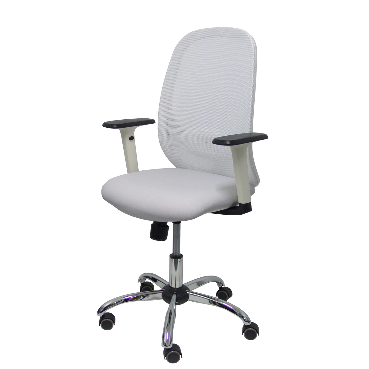 Silla de oficina Piqueras y Crespo Cilanco Blanca Malla + - Ref. fabricante 354SBM10SP10B354CRRP - Gris
