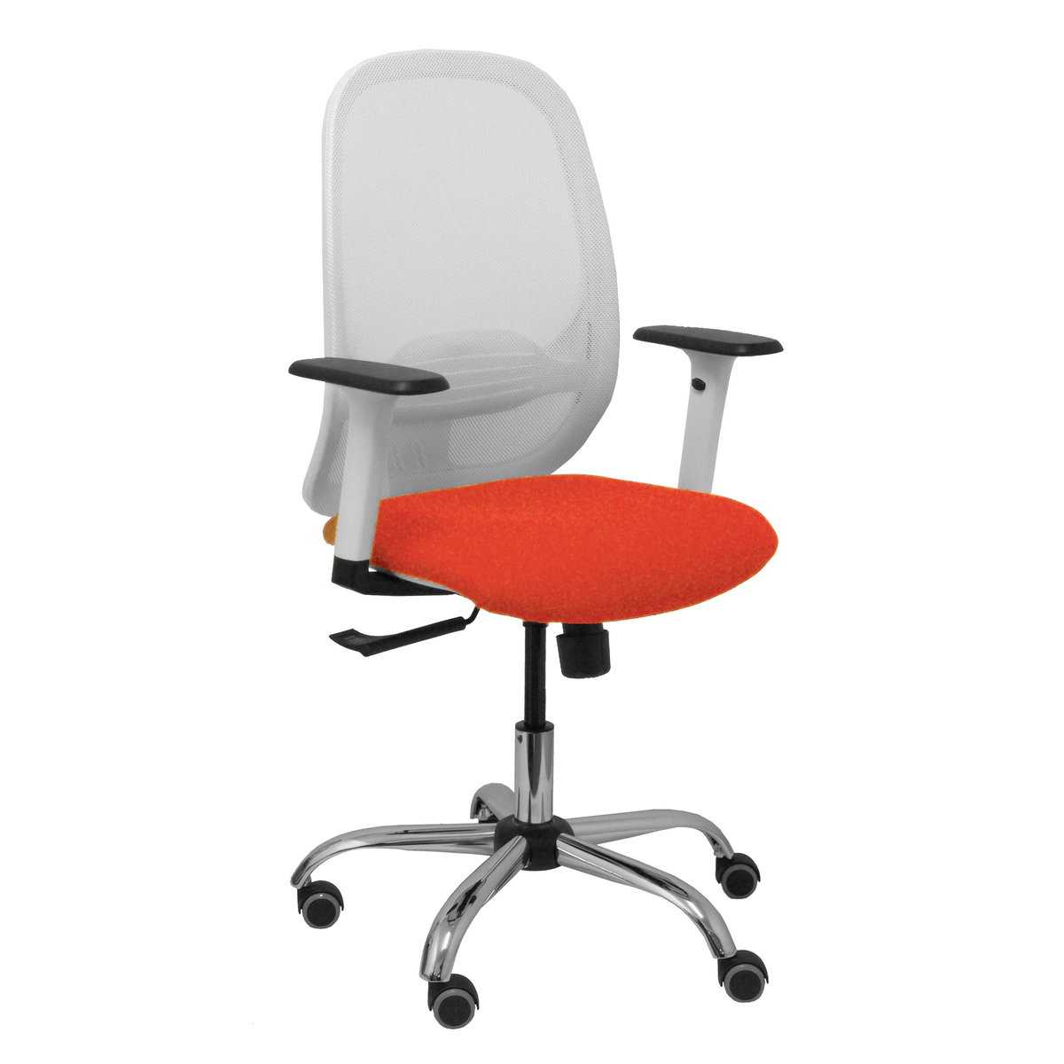 Silla de oficina Piqueras y Crespo Cilanco Blanca Malla + - Ref. fabricante 354SBM10B100B354CRRP - Naranja Oscuro