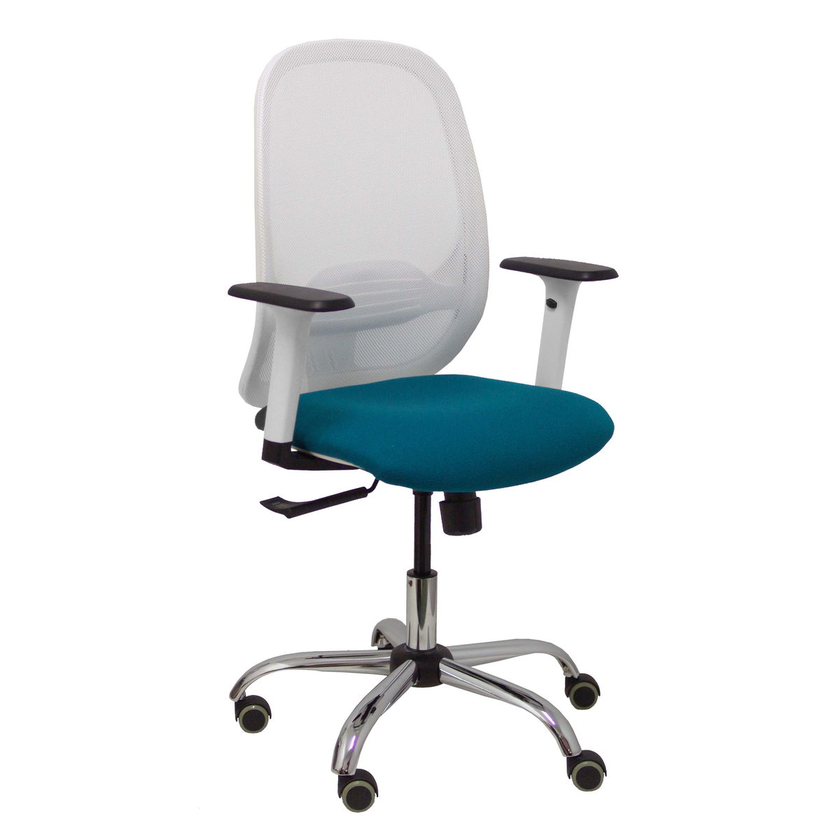 Silla de oficina Piqueras y Crespo Cilanco Blanca Malla + - Ref. fabricante 354SBM10B100B354CRRP - Verde Petroleo