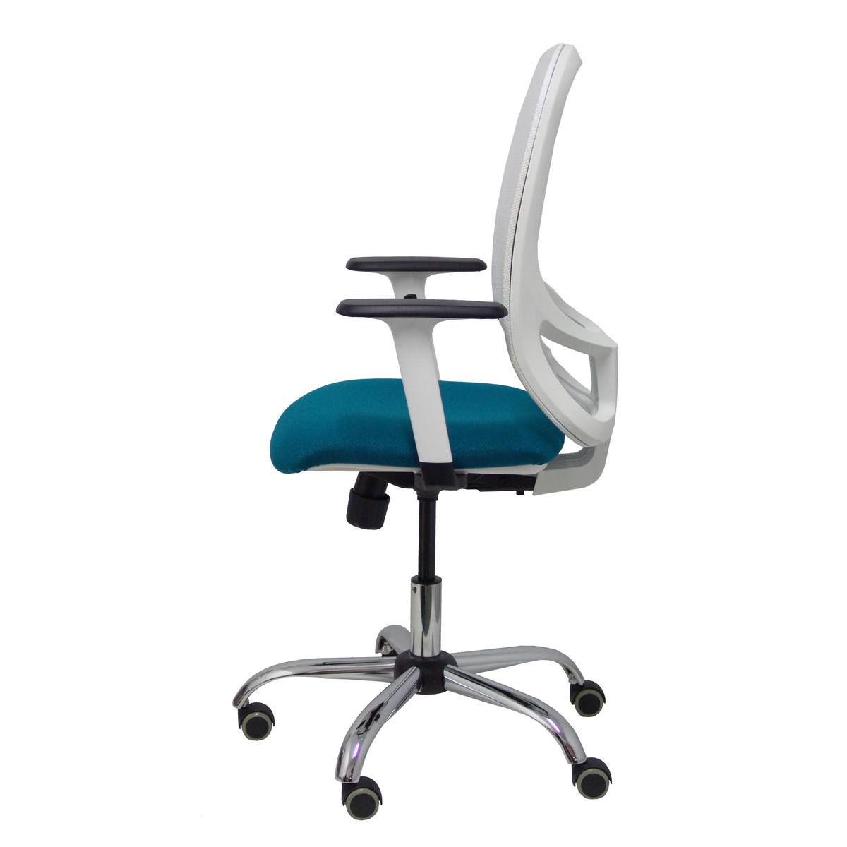 Silla de oficina Piqueras y Crespo Cilanco Blanca Malla + - Ref. fabricante 354SBM10B100B354CRRP - Verde Petroleo