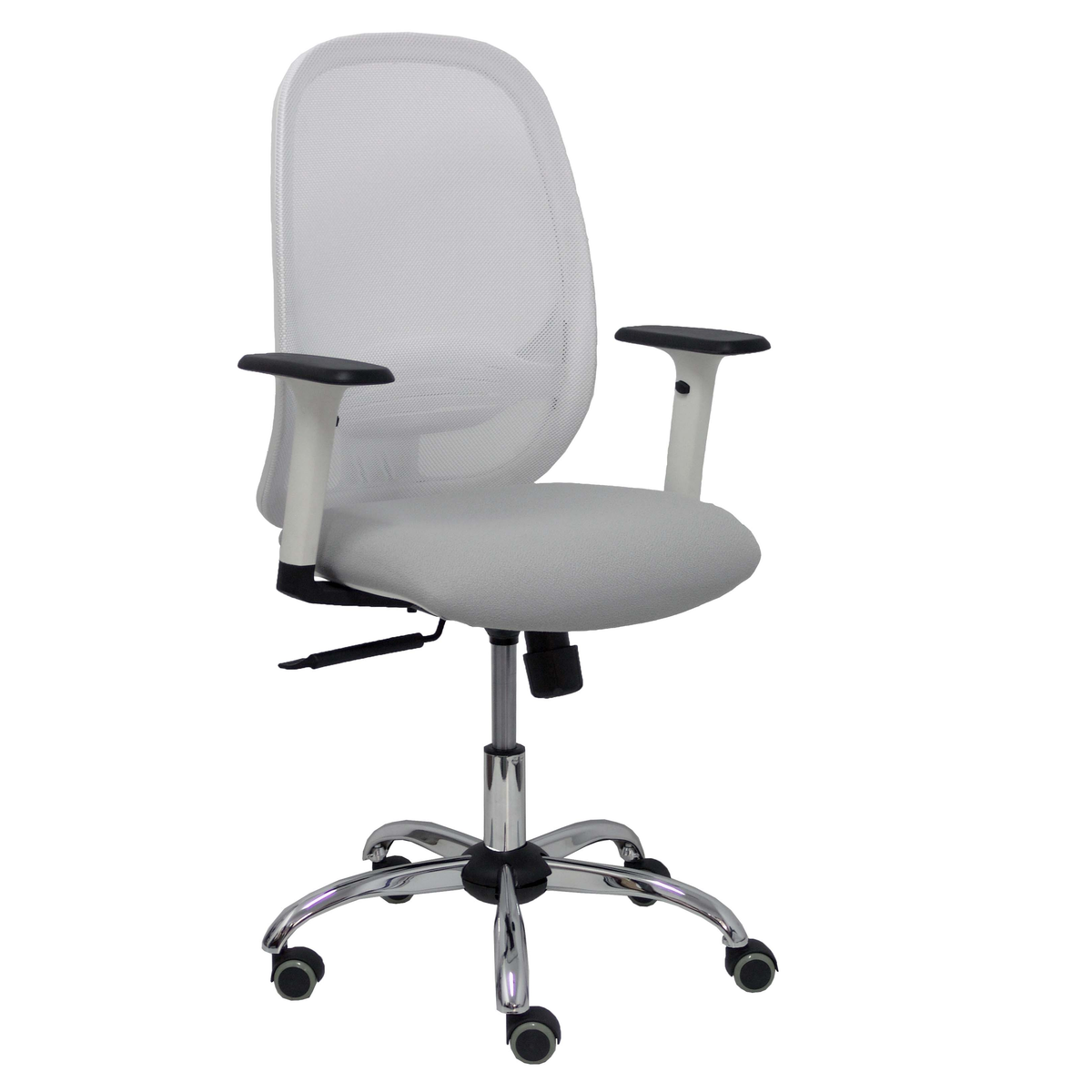 Silla de oficina Piqueras y Crespo Cilanco Blanca Malla + - Ref. fabricante 354SBM10B39B354CRRP - Gris Claro