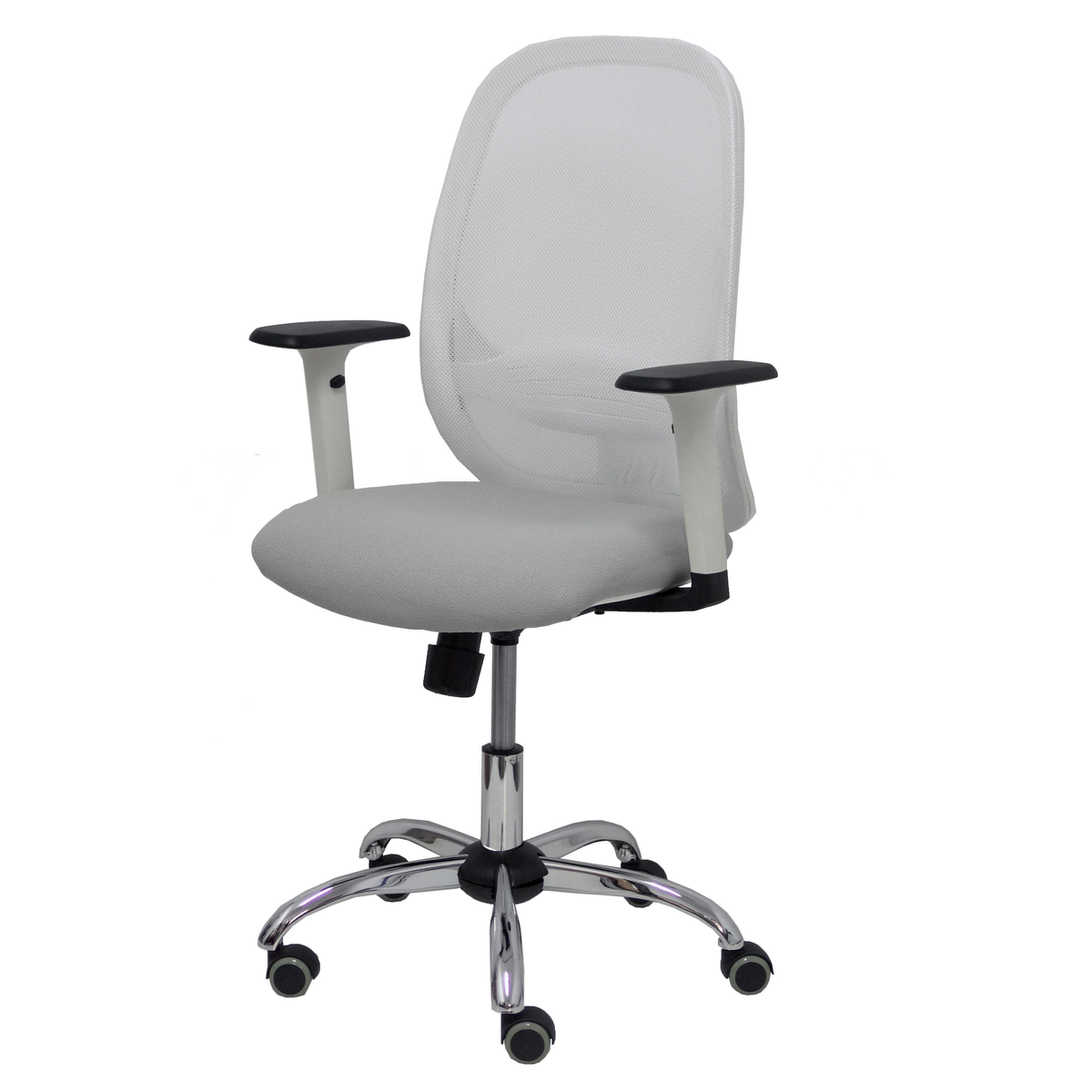 Silla de oficina Piqueras y Crespo Cilanco Blanca Malla + - Ref. fabricante 354SBM10B39B354CRRP - Gris Claro