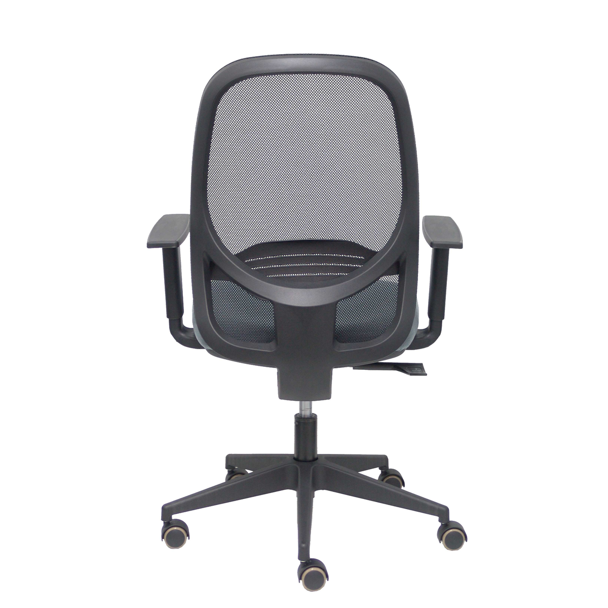 Silla de oficina Piqueras y Crespo Cilanco Negra Malla + Bali - Brazos regulables - Gris