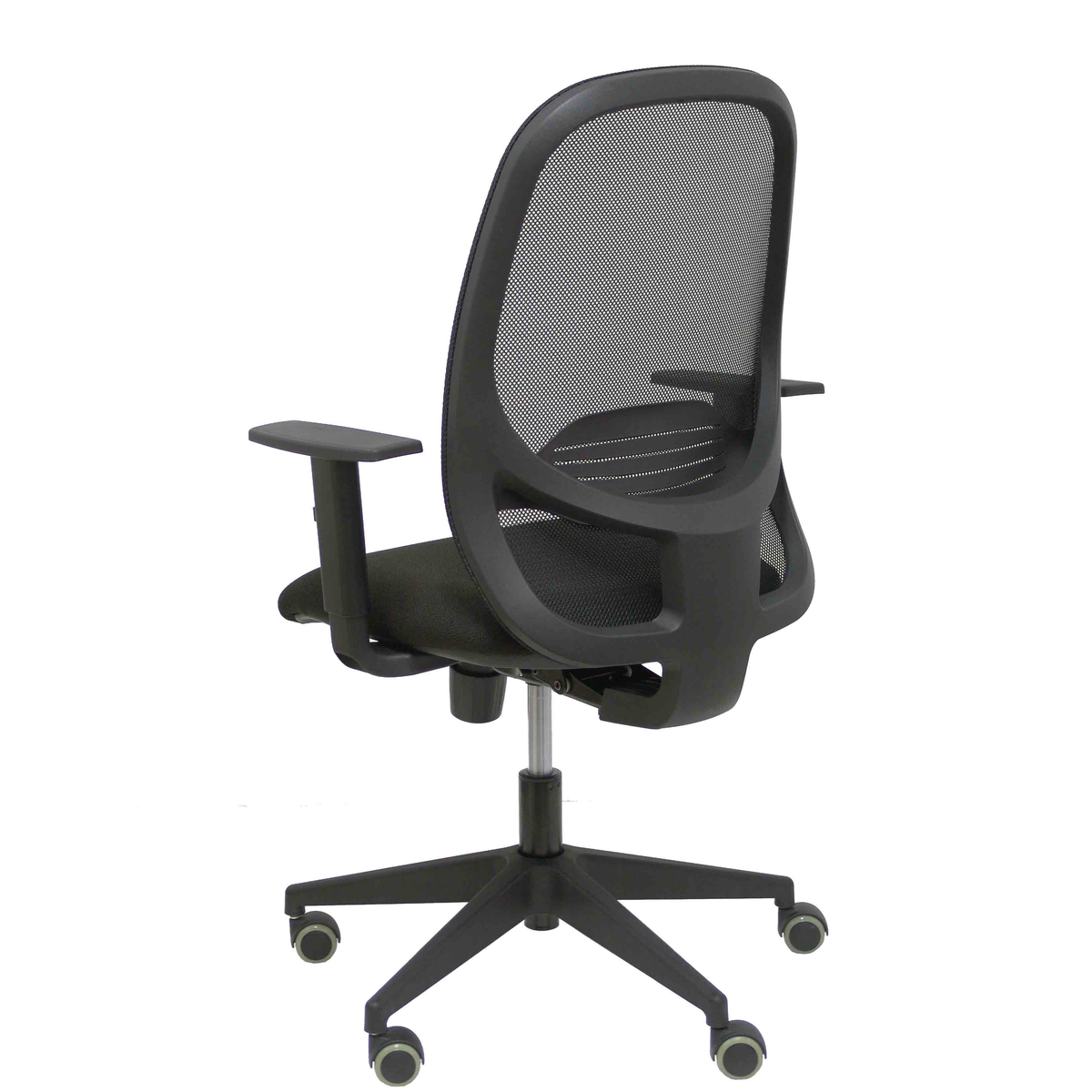 Silla de oficina Piqueras y Crespo Cilanco Negra Malla + Bali - Brazos regulables - Negro