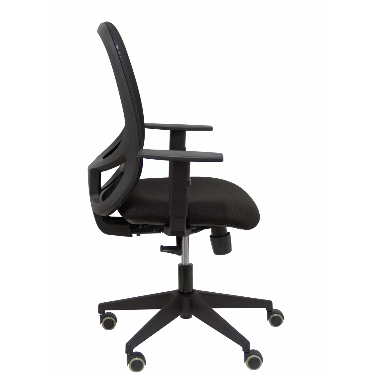 Silla de oficina Piqueras y Crespo Cilanco Negra Malla + Bali - Brazos regulables - Negro