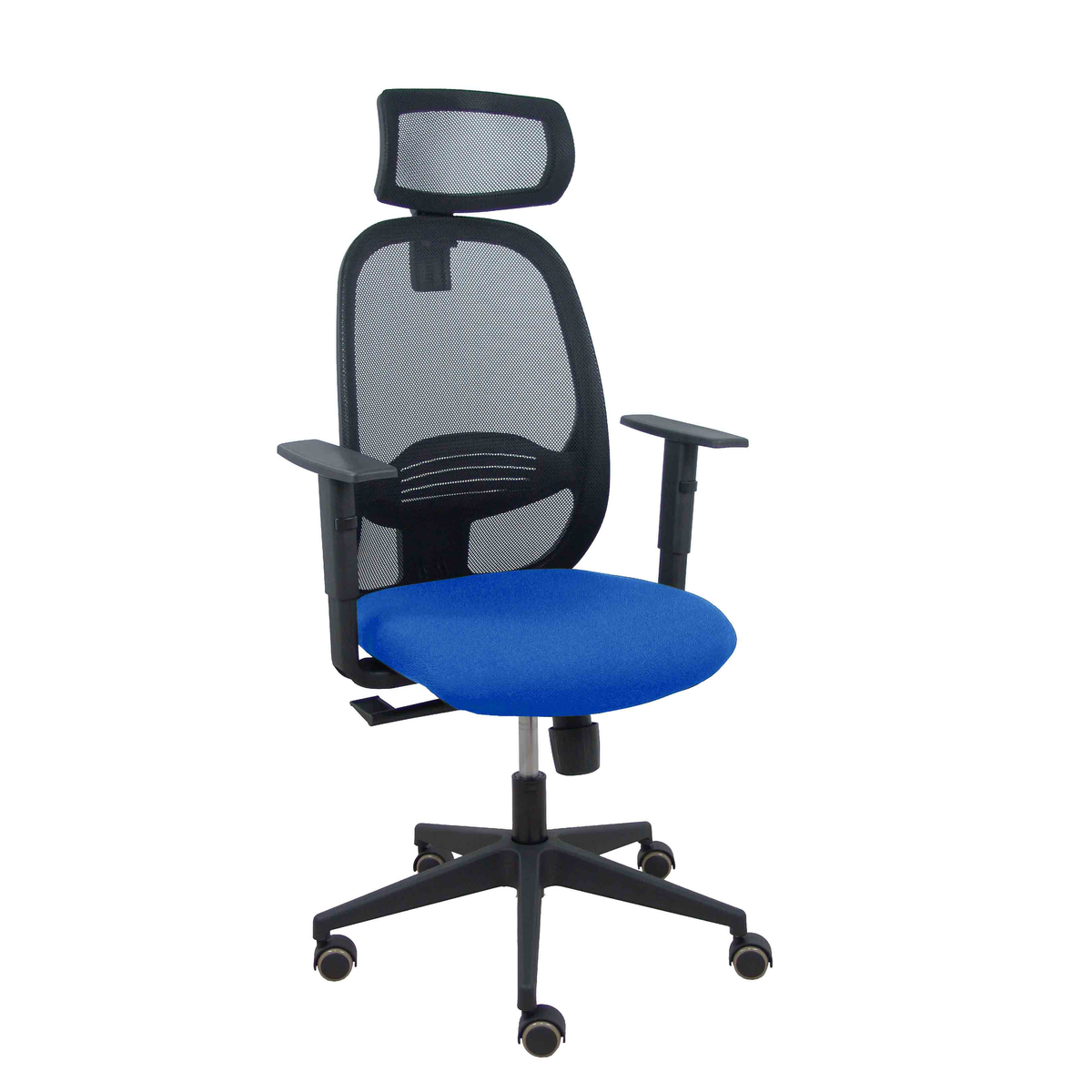 Silla de oficina Piqueras y Crespo Cilanco Negra Malla + - Ref. fabricante 354SNM840B100B10CRPCR - Azul