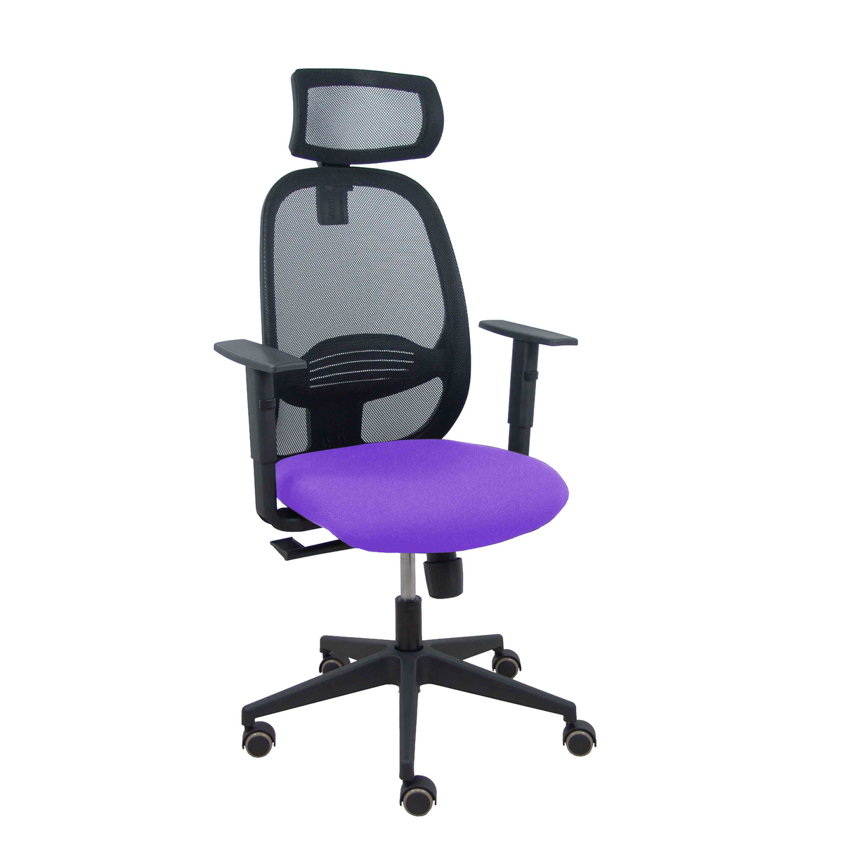 Silla de oficina Piqueras y Crespo Cilanco Negra Malla + - Ref. fabricante 354SNM840B100B10CRPCR - Lila