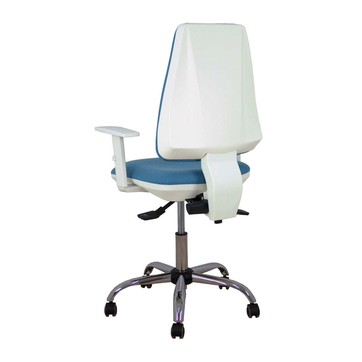 Silla de oficina Piqueras y Crespo Elche Blanca Bali - Ref. fabricante 1014ASB100B5CRRP - Azul Cielo