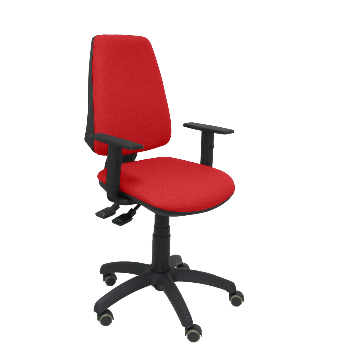 Silla de oficina Piqueras y Crespo Elche S Bali - Brazos - Ref. fabricante 14ASB600B10RP - Rojo