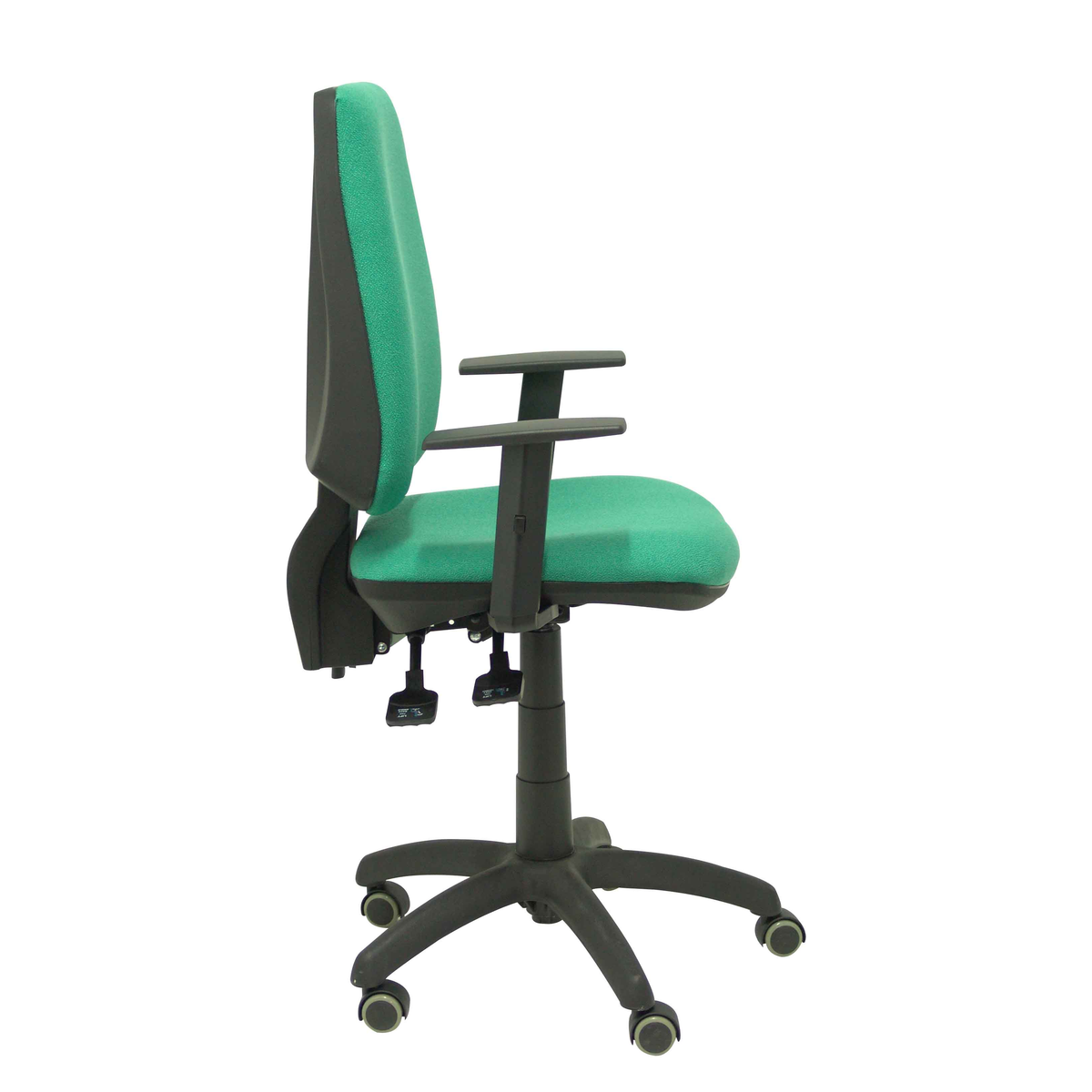 Silla de oficina Piqueras y Crespo Elche S Bali - Brazos - Ref. fabricante 14ASB600B10RP - Verde Esmeralda