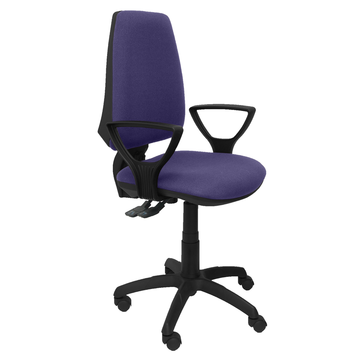 Silla de oficina Piqueras y Crespo Elche S Bali - Brazos fijos - Ref. fabricante 14ASB13B8RN - Azul Claro
