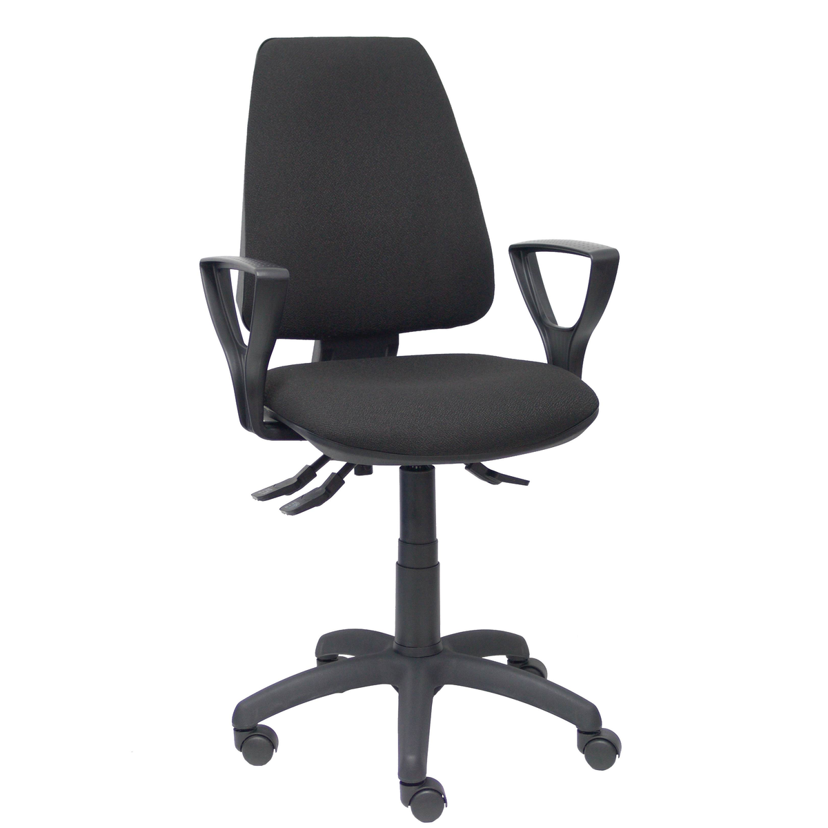 Silla de oficina Piqueras y Crespo Elche S Bali - Brazos fijos - Ref. fabricante 14ASB13B8RN - Negro
