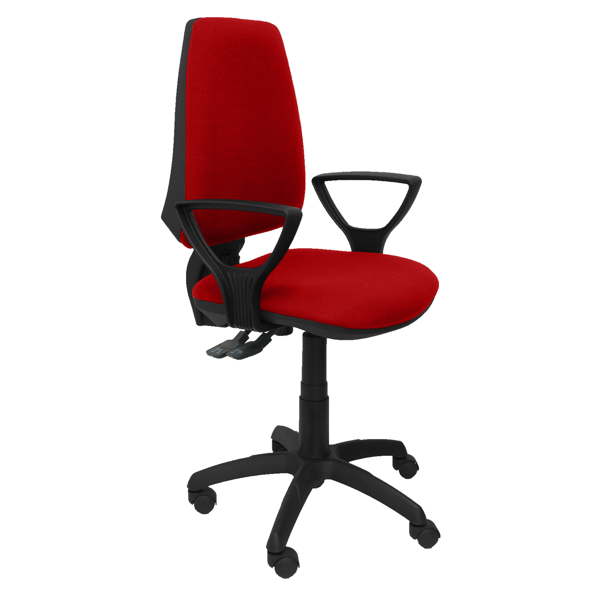 Silla de oficina Piqueras y Crespo Elche S Bali - Brazos fijos - Ref. fabricante 14ASB13B8RN - Rojo