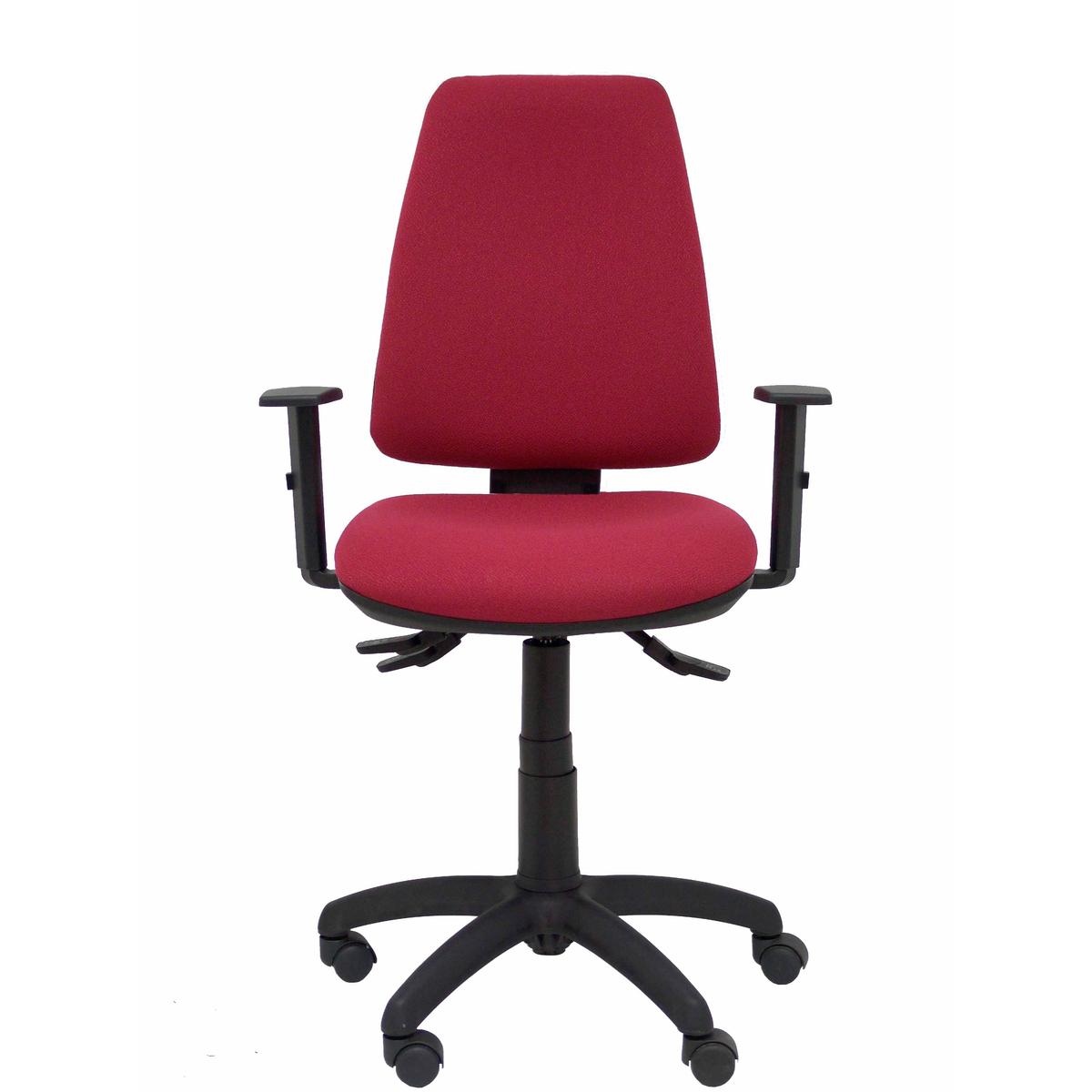 Silla de oficina Piqueras y Crespo Elche S Bali - Brazos - Ref. fabricante 14ASB220B10RN - Granate