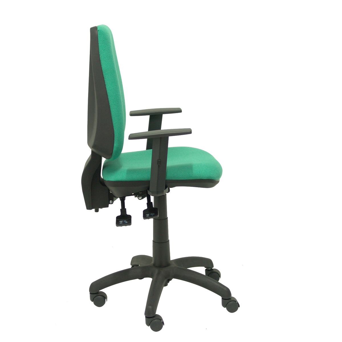Silla de oficina Piqueras y Crespo Elche S Bali - Brazos - Ref. fabricante 14ASB220B10RN - Verde Esmeralda