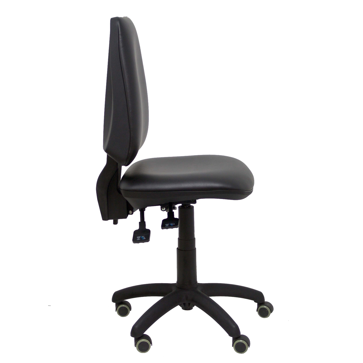 Silla de oficina Piqueras y Crespo Elche S Similpiel - Asincro · Ruedas parquet - Negro