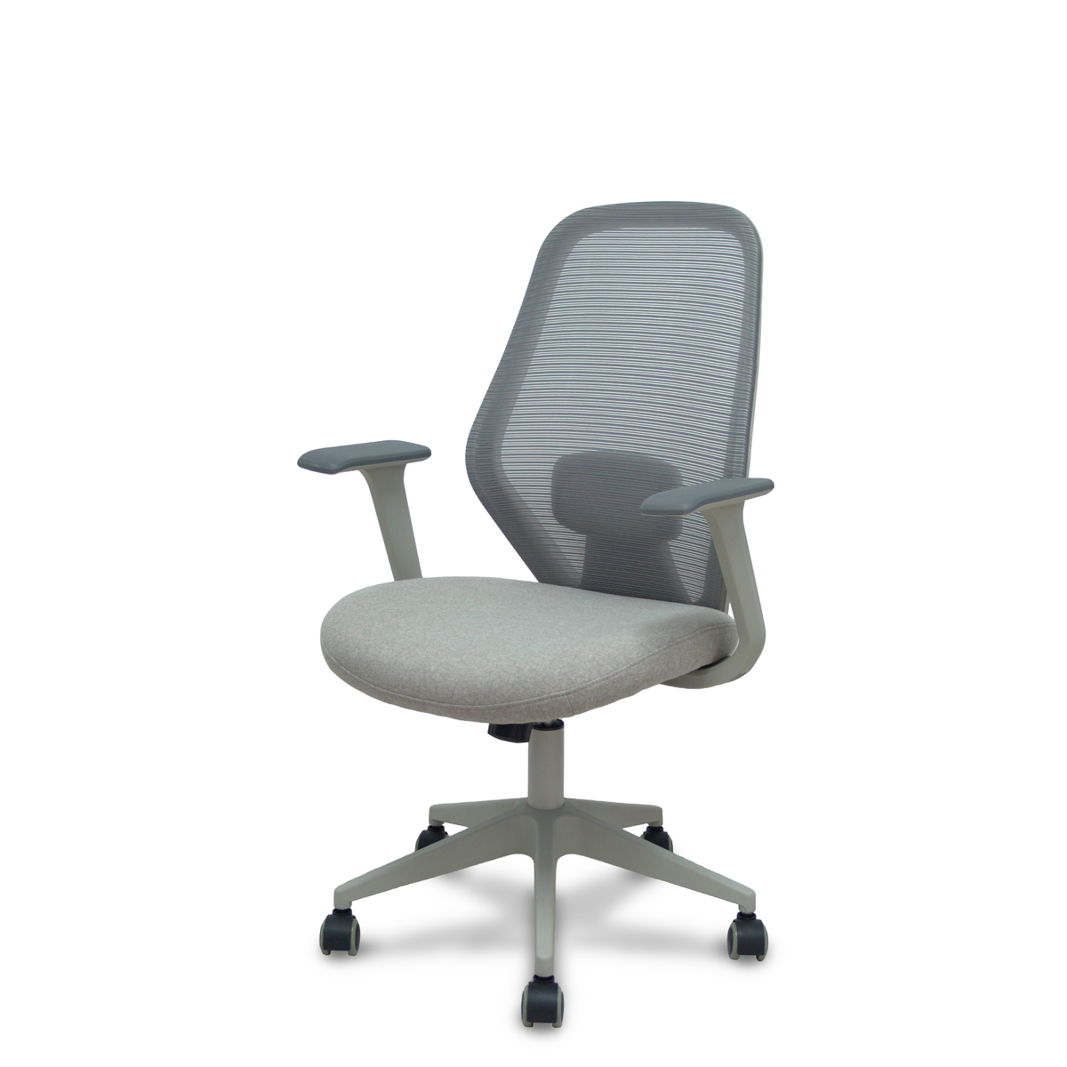Silla de oficina Piqueras y Crespo Ergo529 Gris Malla + Tela - Gris