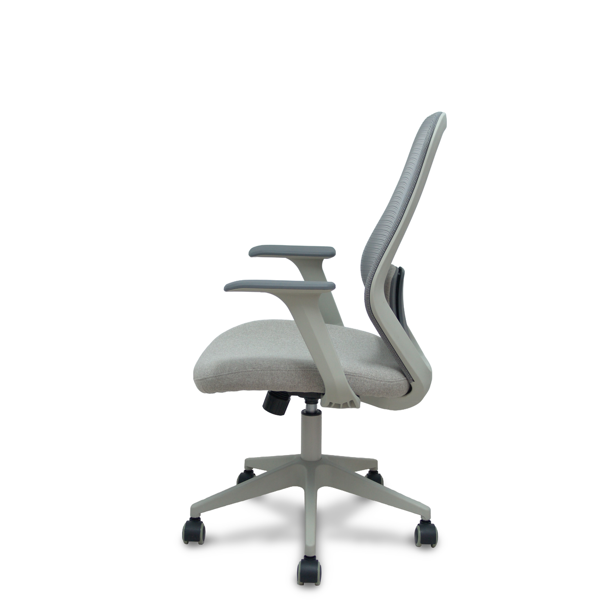 Silla de oficina Piqueras y Crespo Ergo529 Gris Malla + Tela - Gris