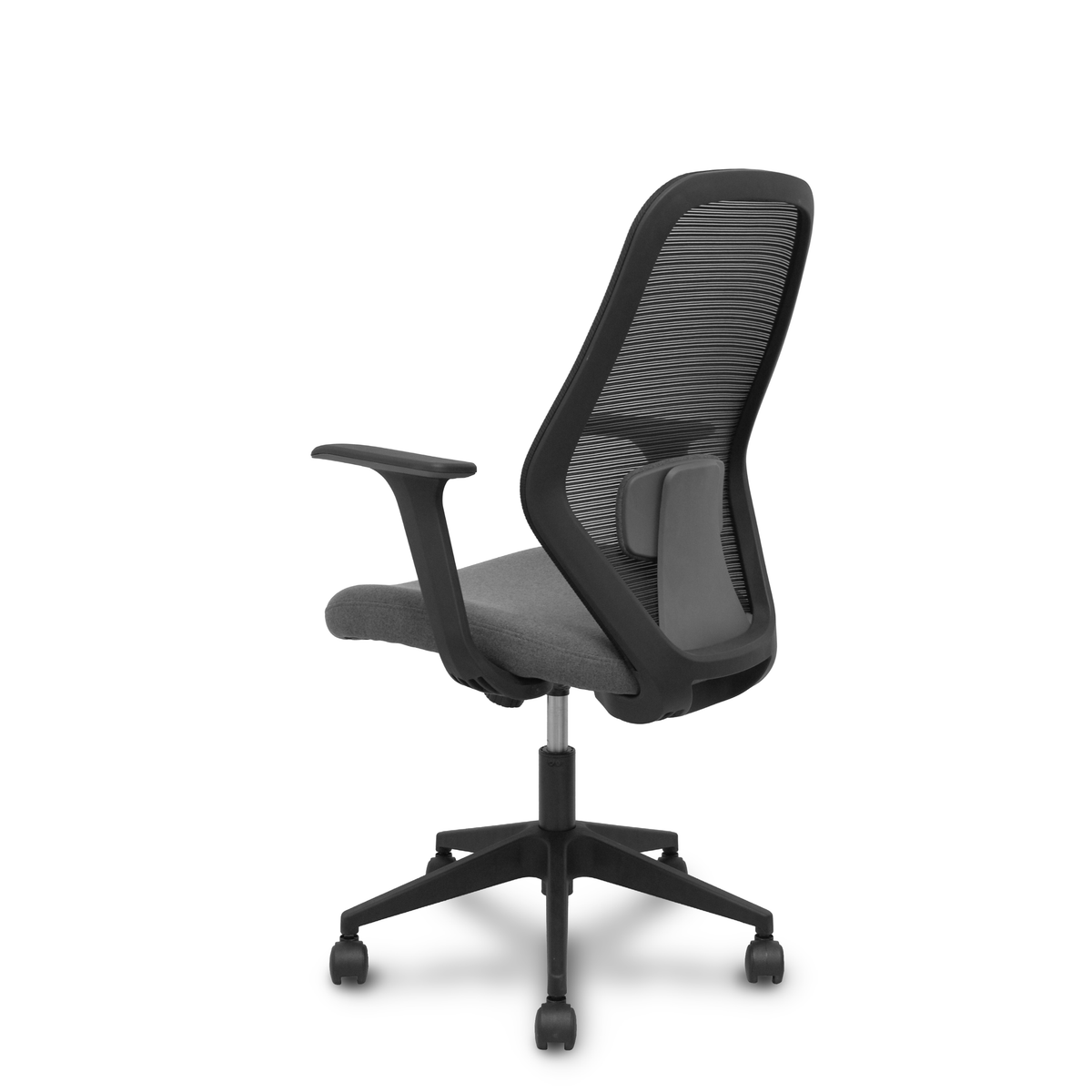 Silla de oficina Piqueras y Crespo Ergo529 Negra Malla + Tela - Negro / Gris