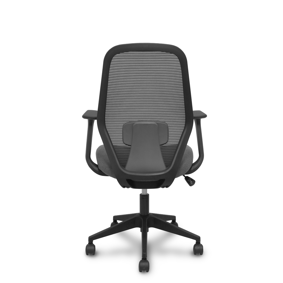 Silla de oficina Piqueras y Crespo Ergo529 Negra Malla + Tela - Negro / Gris