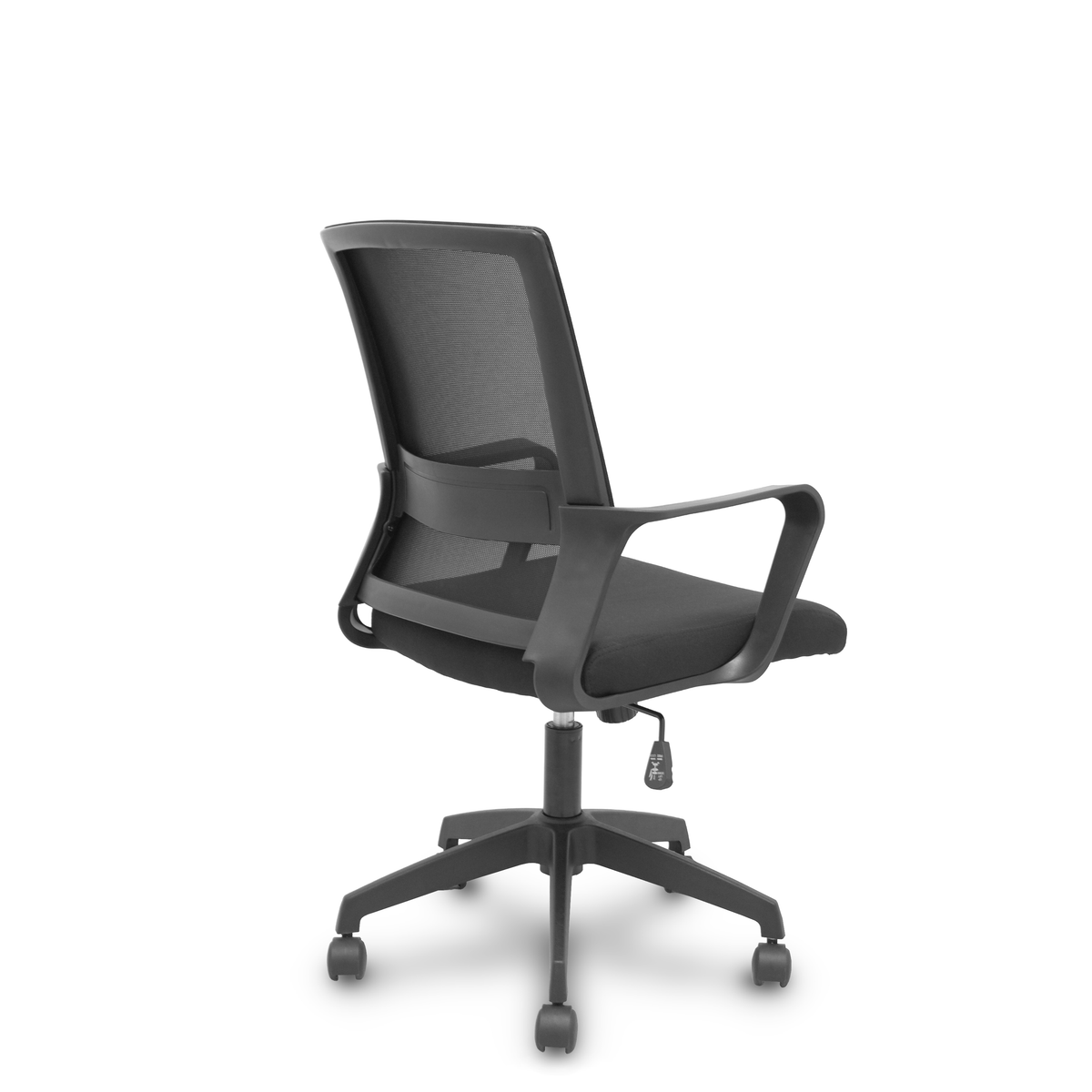 Silla de oficina Piqueras y Crespo Ergo535 Negra Malla + Tela - Basculante - Negro